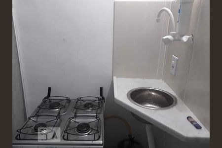 Cozinha de kitnet/studio para alugar com 1 quarto, 25m² em Estácio, Rio de Janeiro