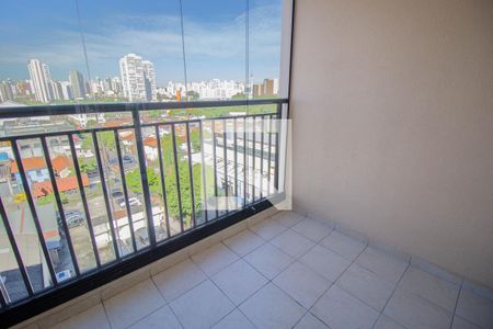 Varanda da Sala de apartamento à venda com 2 quartos, 59m² em Barra Funda, São Paulo