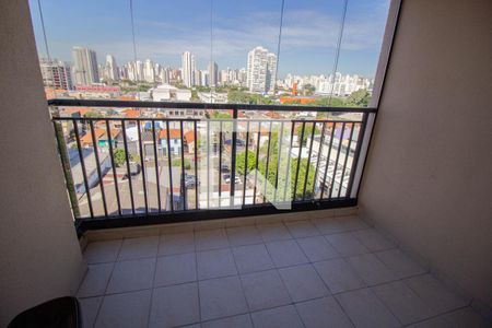 Varanda da Sala de apartamento para alugar com 2 quartos, 59m² em Barra Funda, São Paulo