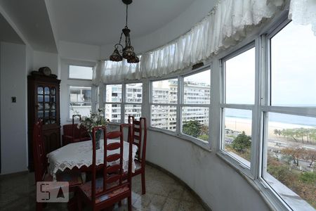 Varanda da Sala de apartamento para alugar com 4 quartos, 175m² em Copacabana, Rio de Janeiro