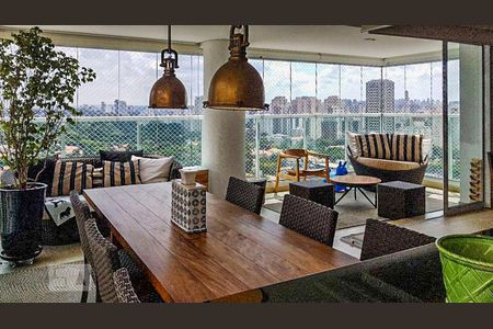 Varanda de apartamento para alugar com 3 quartos, 185m² em Campo Belo, São Paulo