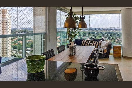 Varanda de apartamento para alugar com 3 quartos, 185m² em Campo Belo, São Paulo