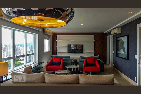 Sala de apartamento para alugar com 3 quartos, 185m² em Campo Belo, São Paulo