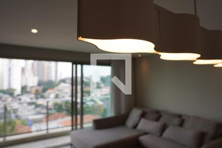 Detalhe Sala de apartamento à venda com 1 quarto, 55m² em Vila Madalena, São Paulo