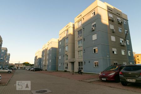 Fachada do bloco de apartamento para alugar com 2 quartos, 43m² em Estância Velha, Canoas