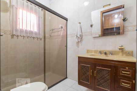 Banheiro da Suite de casa para alugar com 3 quartos, 200m² em Jardim das Maravilhas, Santo André