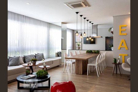 Área comum - Salão de festas de apartamento à venda com 1 quarto, 27m² em Centro, São Paulo