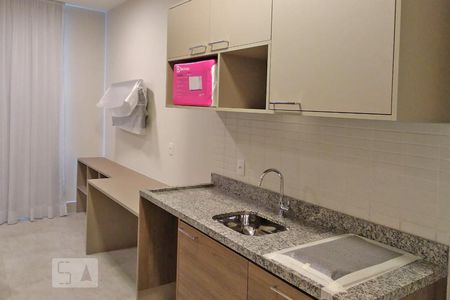 Cozinha de kitnet/studio à venda com 1 quarto, 30m² em Centro, São Paulo