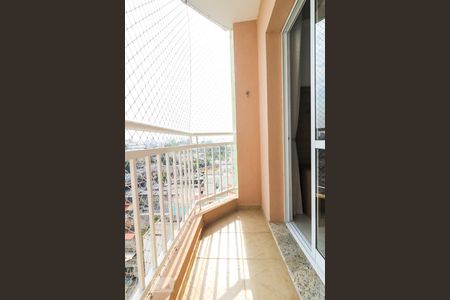 Varanda  de apartamento para alugar com 2 quartos, 60m² em Vila Valparaíso, Santo André