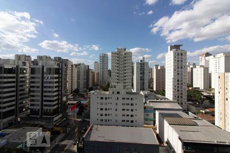 Vista de kitnet/studio à venda com 1 quarto, 36m² em Indianópolis, São Paulo