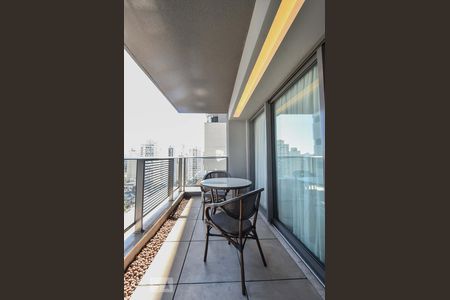 Studio para alugar com 42m², 1 quarto e 1 vagaVaranda