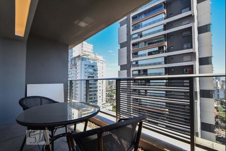 Studio para alugar com 42m², 1 quarto e 1 vagaVaranda