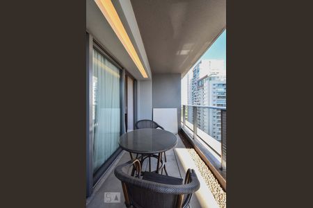 Studio para alugar com 42m², 1 quarto e 1 vagaVaranda