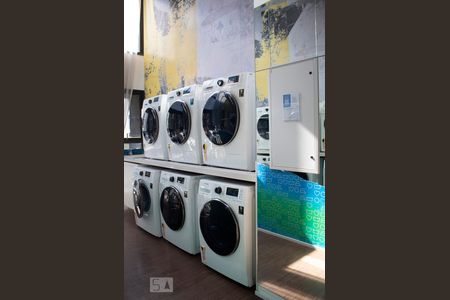 Studio à venda com 25m², 1 quarto e 1 vagaLavanderia