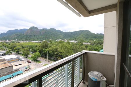 Varanda da Sala de apartamento para alugar com 1 quarto, 35m² em Jacarepaguá, Rio de Janeiro