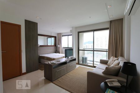 Detalhe Sala de apartamento para alugar com 1 quarto, 35m² em Jacarepaguá, Rio de Janeiro