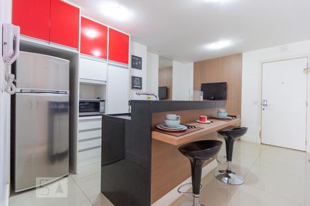 Sala/Cozinha de apartamento para alugar com 1 quarto, 34m² em Setor Noroeste, Brasília