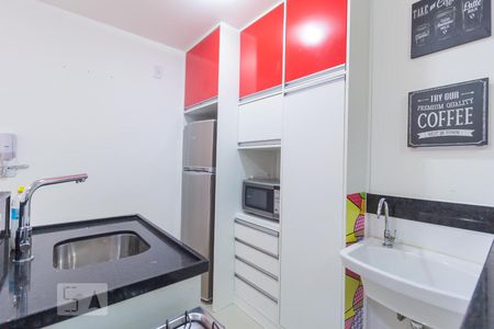 Cozinha de apartamento para alugar com 1 quarto, 34m² em Setor Noroeste, Brasília