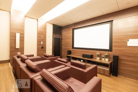 Area comum - Sala de cinema de apartamento para alugar com 1 quarto, 34m² em Setor Noroeste, Brasília