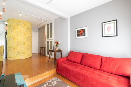 Sala de apartamento para alugar com 1 quarto, 48m² em Pinheiros, São Paulo