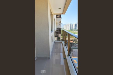 Varanda Sala de apartamento para alugar com 2 quartos, 64m² em Jacarepaguá, Rio de Janeiro