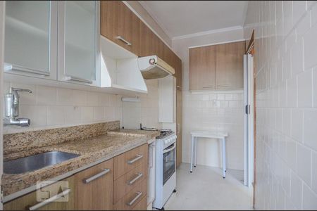 Cozinha de apartamento à venda com 1 quarto, 54m² em Farroupilha, Porto Alegre