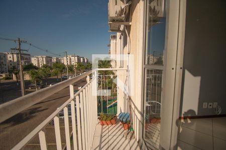 varanda de apartamento para alugar com 3 quartos, 56m² em Santos Dumont, São Leopoldo