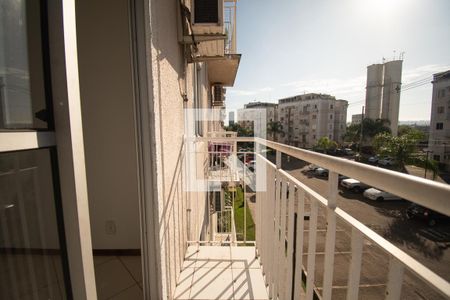 varanda de apartamento à venda com 3 quartos, 56m² em Santos Dumont, São Leopoldo