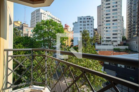 Varanda da Sala de apartamento à venda com 1 quarto, 45m² em Bela Vista, São Paulo