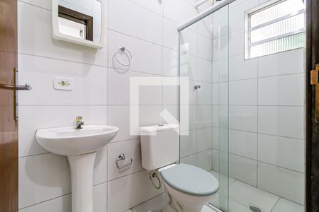 Banheiro Social de kitnet/studio para alugar com 1 quarto, 22m² em Vila Gomes, São Paulo