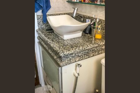 Pia do Banheiro  de apartamento à venda com 2 quartos, 57m² em Vila América, Santo André