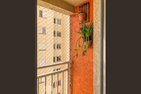 Varanda da Sala de apartamento à venda com 2 quartos, 57m² em Vila América, Santo André