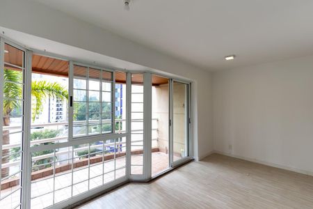 Sala de apartamento à venda com 1 quarto, 50m² em Morumbi, São Paulo
