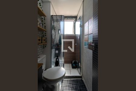 banheiro social_2 de apartamento à venda com 2 quartos, 48m² em Vila Caraguatá, São Paulo