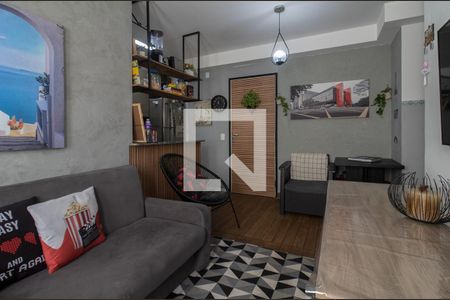 sala_4 de apartamento à venda com 2 quartos, 48m² em Vila Caraguatá, São Paulo