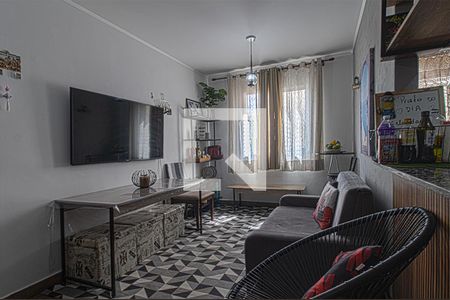 sala_2 de apartamento à venda com 2 quartos, 48m² em Vila Caraguatá, São Paulo