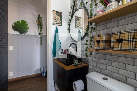 banheiro social_3 de apartamento à venda com 2 quartos, 48m² em Vila Caraguatá, São Paulo