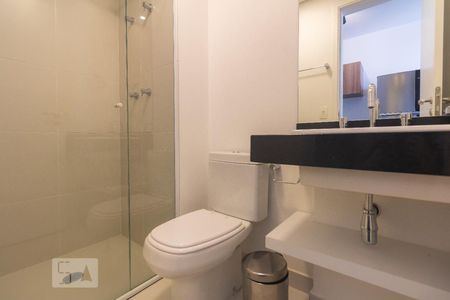 Banheiro de apartamento à venda com 1 quarto, 29m² em Vila Cordeiro, São Paulo
