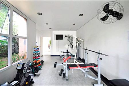 Apartamento para alugar com 57m², 1 quarto e 2 vagas Apartamento para alugar com 57m², 1 quarto e 2 vagasÁrea comum - Academia