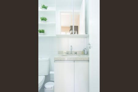 Banheiro Suite de apartamento para alugar com 1 quarto, 40m² em Vila Andrade, São Paulo