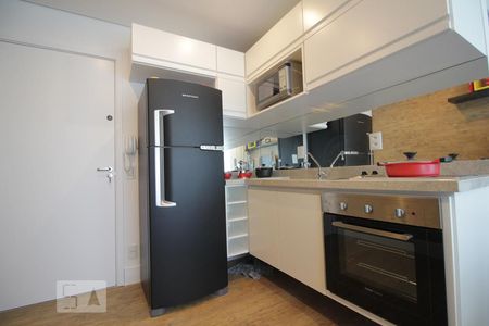 Studio para alugar com 35m², 1 quarto e 1 vagaDetalhe da cozinha