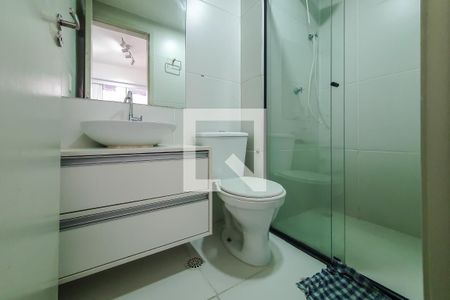 Studio para alugar com 30m², 1 quarto e sem vaga Studio para alugar com 30m², 1 quarto e sem vagaBanheiro