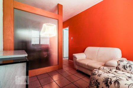 Sala de Estar de apartamento à venda com 1 quarto, 50m² em Farroupilha, Porto Alegre