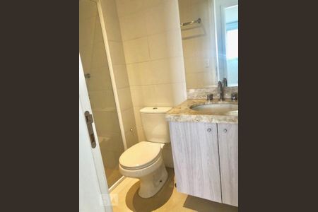 Banheiro da Suite de apartamento para alugar com 2 quartos, 60m² em Vila Mariana, São Paulo