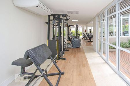 Área comum - Academia de kitnet/studio para alugar com 1 quarto, 42m² em Pinheiros, São Paulo