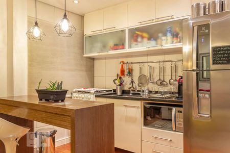 Cozinha de apartamento à venda com 1 quarto, 60m² em Vila Andrade, São Paulo