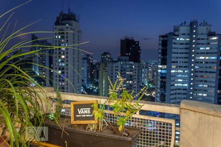 Vista varanda de apartamento à venda com 1 quarto, 60m² em Vila Andrade, São Paulo