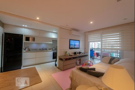Sala de apartamento para alugar com 2 quartos, 79m² em Abraão, Florianópolis