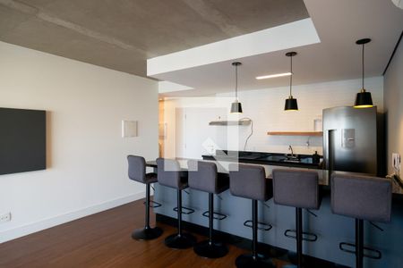 Sala de apartamento para alugar com 1 quarto, 69m² em Cidade Monções, São Paulo