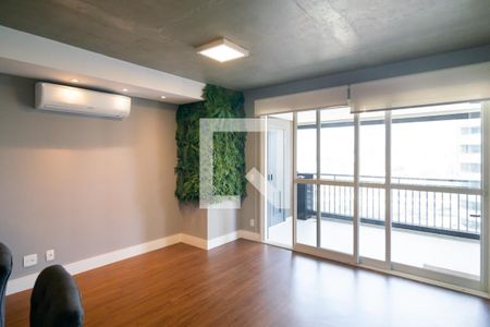 Sala de apartamento para alugar com 1 quarto, 69m² em Cidade Monções, São Paulo